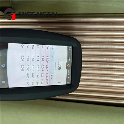 Đồng thau nhôm hoặc C70600 cho bộ trao đổi nhiệt